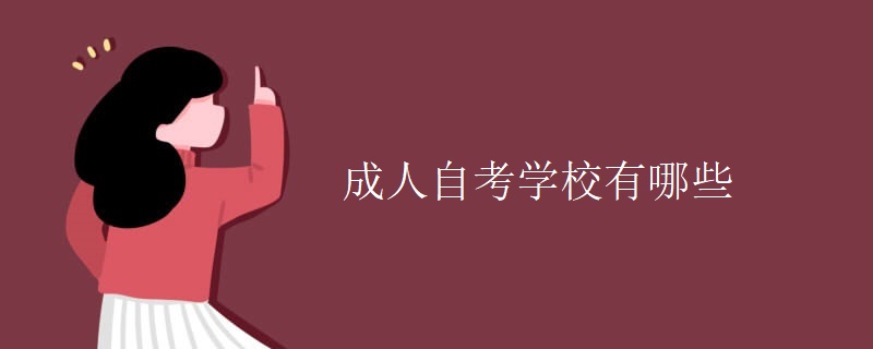 成人自考學(xué)校有哪些